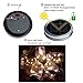Homeleo 5-Pack Warm White Solar Mason Jar Lid Insert w/ Stainless Steel Hangers, Solar Powered LED Mason Jars Light Up Lid Set(Jars NOT Included)