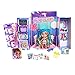 Hairdorables Dolls Gift Bundle - (1) Collectible Series 1 Surprise Doll (Styles May Vary) + (6) Shopkins Stickers + BONUS Action Media Storage Bag!