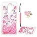 S9 Plus Case, Galaxy S9 Plus Case, Liquid Glitter Case Bling Shiny Sparkle Flowing Love Heart Cover TPU Bumper Shockproof Drop Resistant for Samsung Galaxy S9 Plus Case ZSTVIVA - Cute Pink Unicorn