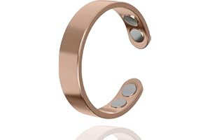 Auvulis Migraine Ring,Stainless Migraine Ring Suitable for Men and Women,Adjustable Fatigue Relief Sleep Aid Magnetic Acupres