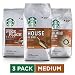Starbucks Medium Roast Whole Bean Coffee Variety Pack, 12 Ounce (Pack of 3)