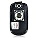 Turtleback Fitted Case Compatible with Kyocera DuraXE Flip Phone Holster Black Leather Rotating Heavy Duty Removable Metal Belt Clip
