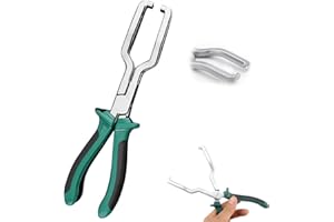 ROWPOZ Electrical Disconnect Pliers, Automotive Electrical Connector Disconnect Pliers Long Spark Plug Removal Pliers, Fuel Line Plier Car Fuel Feed Pipe Plier Universal Pipe Clip Repair Tool (1pc)