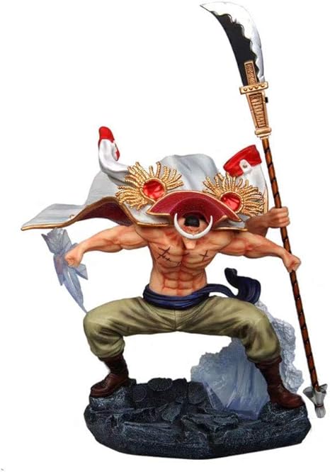 Amazon Co Jp Qiyhb ワンピースアニメフィギュア白ひげエドワードニューゲート世界最強の男プレミアムエディション彫刻装飾装飾像置物モデルおもちゃ人形高さ38cm ホビー