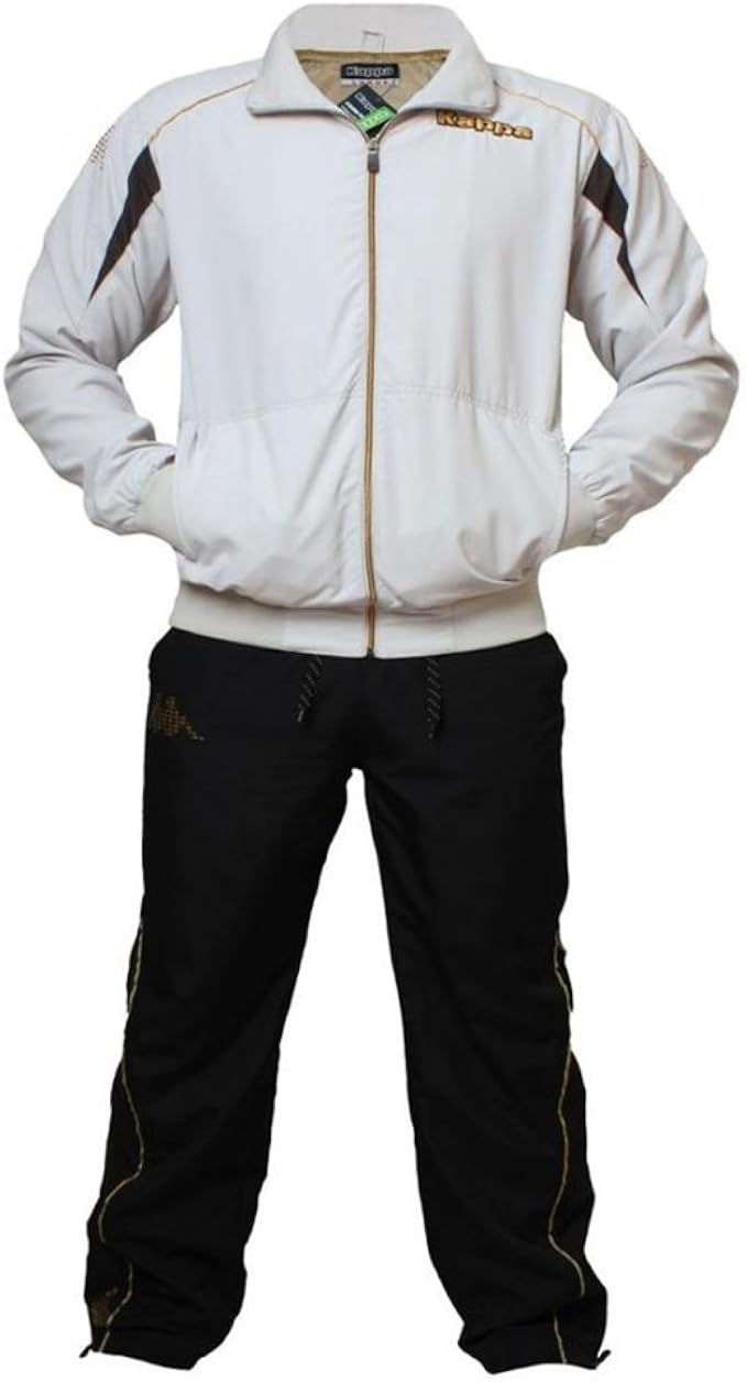 Kappa Mens Full Tracksuit Top and Bottom Suitable for Casual Gym Clubs