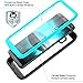 Singdo Samsung Galaxy S8 Case, Built-in Screen Protector Cover 360 Degree Protection Rugged Clear Bumper Case for Samsung Galaxy S8 (Teal)