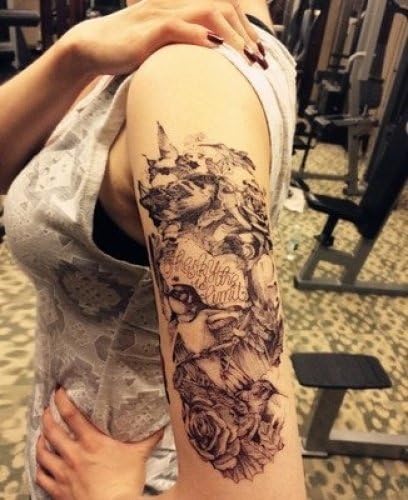 Download Tattoo spruch stark sein Desktop Wallpaper