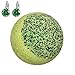 Addicted to Soap – Green Earrings Jewelry Bath Bomb | Ultra Luxurious - Extra Large 6oz Bath Bomb with STERLING SILVER Surprise Inside - Organic & Sensual Relaxation Handmade with Love Texas
