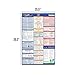 2025 New Jersey Labor Law Poster- State, Federal, OSHA Compliant- Workplace Required Posting for Employees- English Employment Poster- UV Laminated Waterproof- 26