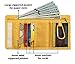 Rough Enough Kids Wallet for Teen Boys Girls Neck Lanyard Keychain Wallet with Coin Pocket Canvas Mustard Yellow