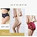 EZMBRAND Hipster 100% Cotton Lace Hollow Out High Waist no Trace Panties for Women