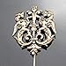 Copper Men Double Rampant Winged Lion Crown Lapel Stick Pin Tie Hat Scarf Badge Brooch