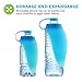 PupSipper Portable Dog Water Bottle For Walking | Convenient Dog Travel Water Bottle Keeps Pup Hydrated | Portable Dog Water Bowl & Travel Water Bottle For Dogs | Free Carabiner and Carrying Strap