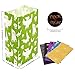 OurWarm 60pcs Halloween Party Treat Bags Paper Gift Bags, Party Favor Goody Bags with Trick or Treat Stickers for Halloween Party Decorations Supplies