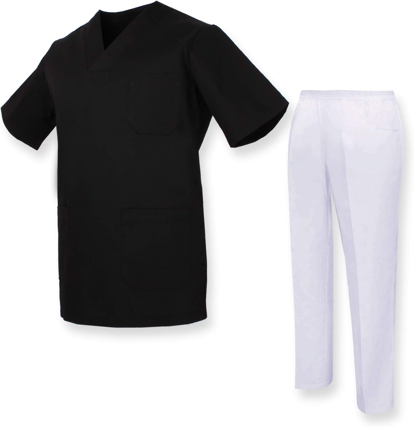 Uniforms Unisex Scrub Set – Medical Uniform with Scrub Top and Pants