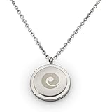 EMF Protection Pendant Necklace – Stylish Water Resistant Stainless Steel EMF Neutralizer Pendant with Additional Energy Elem