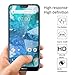 Orzero (2 Pack) for Nokia 7.1 Tempered Glass Screen Protector (Full Adhesive), 2.5D Arc Edges 9 Hardness HD Anti-Scratch Full-Coverage (Lifetime Replacement)