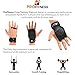 ProFitness 2 Hole Leather Cross Training Gymnastic Grips - Non Slip, High Grip Palm Protection with Wrist Wrap Support for Pull Ups, Kettlebells, WODs (Large 5