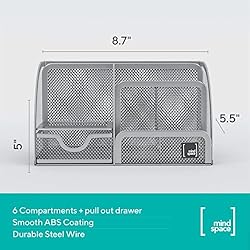 Mindspace Office Desk Organizer with 6 Compartments
