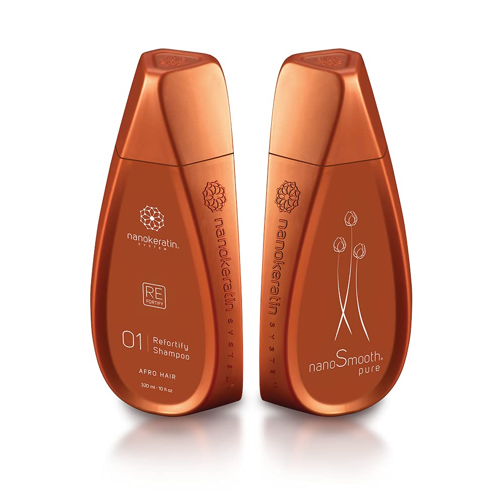 Nanokeratin nanosmooth pure refortify shampoo (320ml)