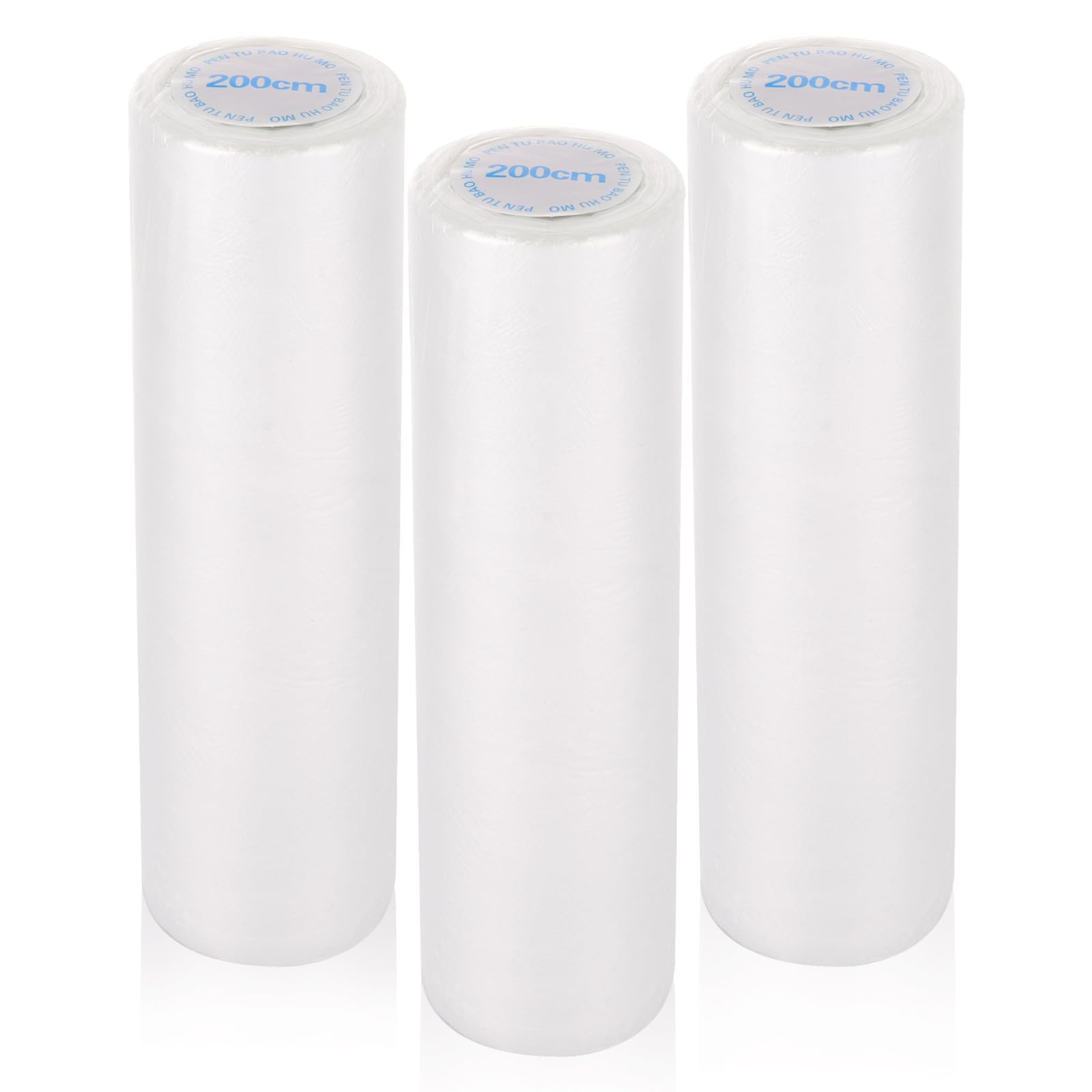 CYEER 3 Roll Dust Sheets for Decorating, 2m x 50m Large Plastic Sheet Rolls, Lightweight Dust-Proof Waterproof Plastic Dust Sheets for Floor Carpet Furniture Protection Plastic Sheeting