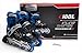 XINO SPORTS Adjustable Inline Skates for Girls - Illuminating LED Light- Up Wheels, Comfortable and Durable Design for Indoor and Outdoor Skating, Great for Beginners (Blue, Large 5-8)
