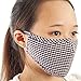 Unisex Adult's Fashion 3 Pcs Grid Anti Dust Antivirus Bacteria 3D Comfort Cotton Blend&Activated Carbon Earloop Gauze Mask PM2.5 Protective Mouth Face Muffle Warm Mask Respirator