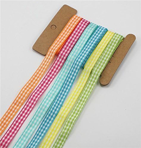 6yards/lot (1 yards/color) 3/8" grosgrain dots ribbon DIY Decorative arts and crafts (Mixed color 2)