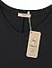 Timeson Casual Shirts for Women, Feminine V-Neck Long Sleeve Shirt Flowy A-Line Womens Workout Pleated Stretch Knit Basic Comfy Swing Tunic Tops Blouse Black XX-Large