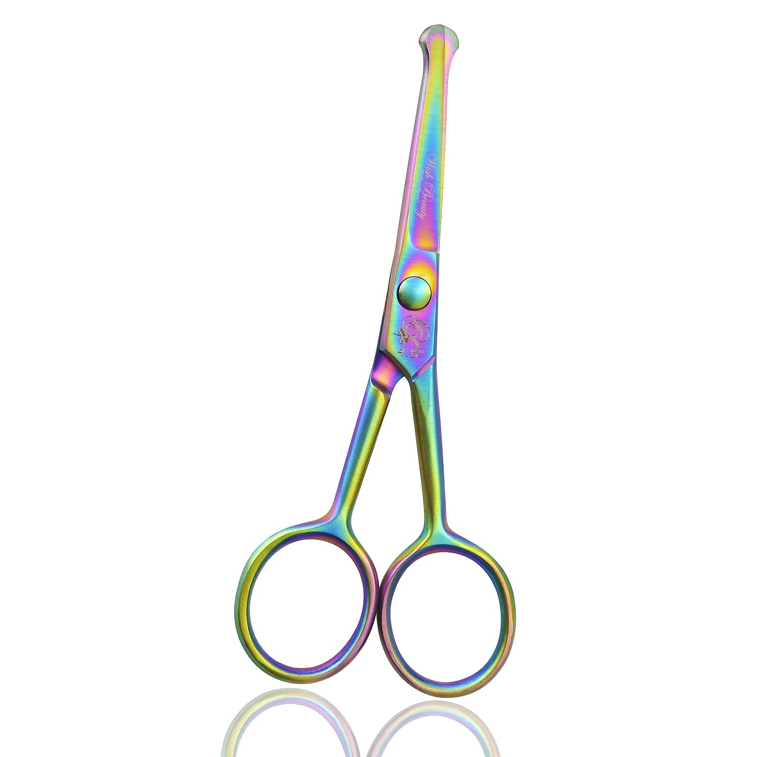 Glamified Glam Pet Grooming Shears,4.5" Dog Eye Cutter Scissors Stainless Steel W/Safety Rounded Tips for Professional Pets Dogs Cats Grooming Tool