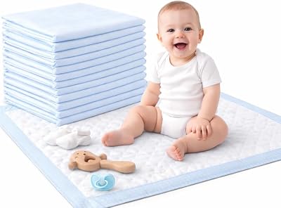 EASY CARE SOLUTIONS 100 x 60 x 40 cm Disposable Baby Changing Mats 4 Packs