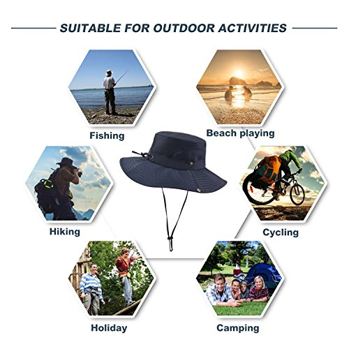 image for Jogoo Outdoor Boonie Sun Hat,Summer UPF 50 Protection Fishing Hat for 