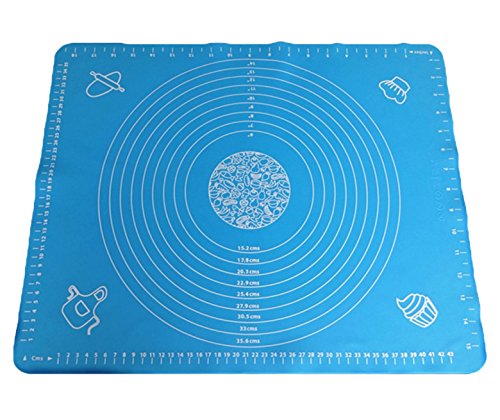 Click Here to See More Images Silicone Baking Mat with Measurements Non-Stick Cookie Sheet Kneading Mat 15.7