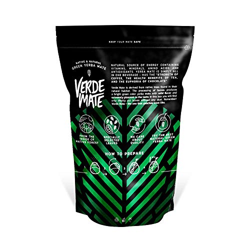 Verde Mate Green Orgánica 500 g â Bio Yerba Mate aus Brasilien â Rauchfrei & schonend verarbeitet 0,5 kg – Bild 6