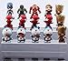 CY craft Acrylic Riser Display Shelf,3 Steps Display Stand for Amiibo Funko POP Figures,Cosmetics or any other Toys and Knickknacks,12x8x8.7 Inch,Clear,Pack of 1