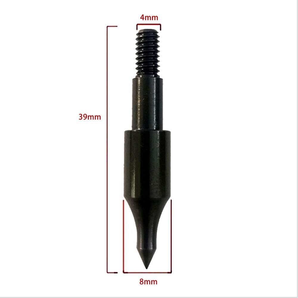 100 Grain Archery Field Points Practice Field Tips, Archery Target Practice Hunting Arrow Tip for Recurve, Compound Bow Crossbow, Screw-in 100 Grain (12pcs) : Sports & Outdoors