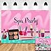 Sweet Pink Photography Backdrop Girls Spa Day Party Vinyl Princess Sweet 16 Birthday Decorations Makeup Favors Polka Dots Photo Background 5x3ft Photo Booth Studio Props Baby Shower Cake Table Banner