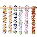Pluto Party 36 Pieces (3 Dozen) Luau Flower Lei Tropical Hawaiian Party Favors Decoration, Moana Birthday Party Supplies