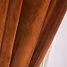 Cherry Home Super Soft Rustic Velvet Pumpkin Orange Blackout Drapes Room Darkening Curtains Panel Grommet Drapery 52 by 96-Inch Caramel Cafe(2 Panels) with Matching Tiebacks