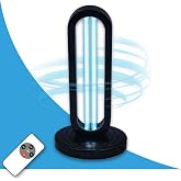 UVILIZER Tower - UV Light Sanitizer &amp; Ultraviolet Lamp with Remote Control (UV-C Cleaner for Home, Room, Office | 38W UVC Disinfection Bulb | Kill Germs, Bacteria, Virus, Dust | USA)