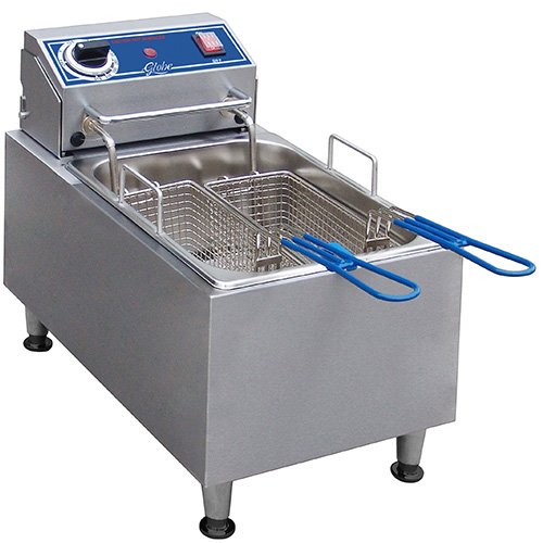 Globe PF10E 10-Pound Electric Countertop Fryer, NSF