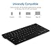 JETech Ultra-Slim Bluetooth Wireless Keyboard for iPhone, iPad Pro, iPad Air, iPad Mini, iPad 2/3/4, Galaxy Tab, Mac, Windows, and Any Bluetooth Enabled Device (Black) - 2155
