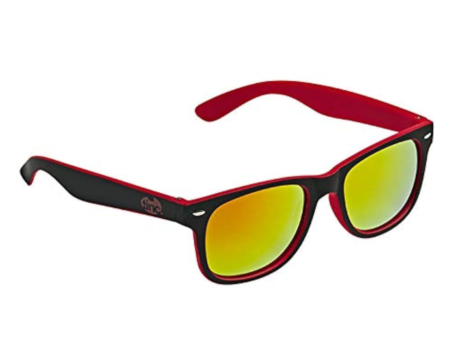 Tinc Sunglasse's Two-Tone Mirrored Kids | Girls & Boys Pair, Black/Red, One Size SUN2REBK