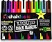 Chalktastic Liquid Chalk Markers 10 Pack of Professional Quality Pens With Bright Neon Colors 6mm Reversible Fine or Chisel Tip Massive 8gm of Ink Use on Chalkboard Glass Bistro Or A-Frame Boards