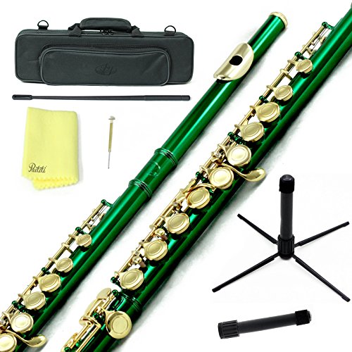 image for Sky Music Sky C Flute with Lightweight Case, Cleaning Rod, Cloth, Join