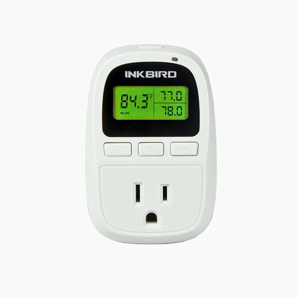 Inkbird C206 10A Heat Mat Temperature Controller with Outlet, 6.56FT