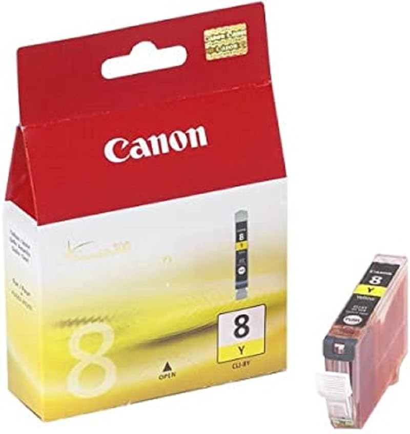 Canon CLI-8Y Yellow Ink Cartridge ChromaLife 100 Photo Printer Ink
