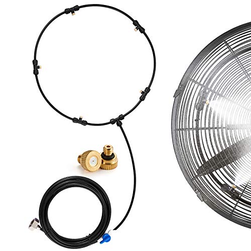Patio Fan Misting Cooling Ring 10M Cool Misting Kit DIY Fan Mister