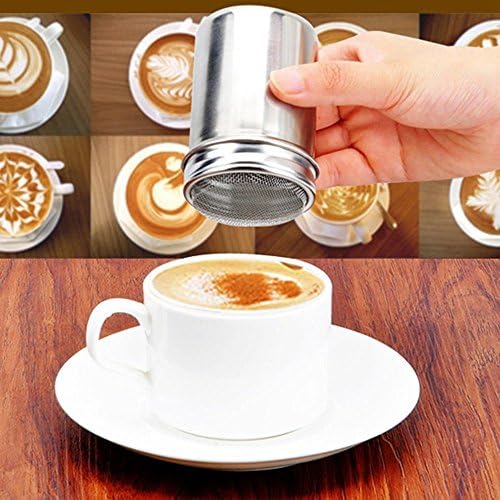 fwehfefh TPgoBuy Functional Stainless Steel Chocolate Shaker Icing Sugar Salt Cocoa Flour Coffee Sifter