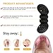 FAONIE Updated 2020 Version [5 Pairs] Heel Cushion Inserts Heel Grips Heel Pads-Suitable for Any Shoes Reusable Adhesive